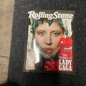 Rolling Stone Magazine with Red and Black Cover